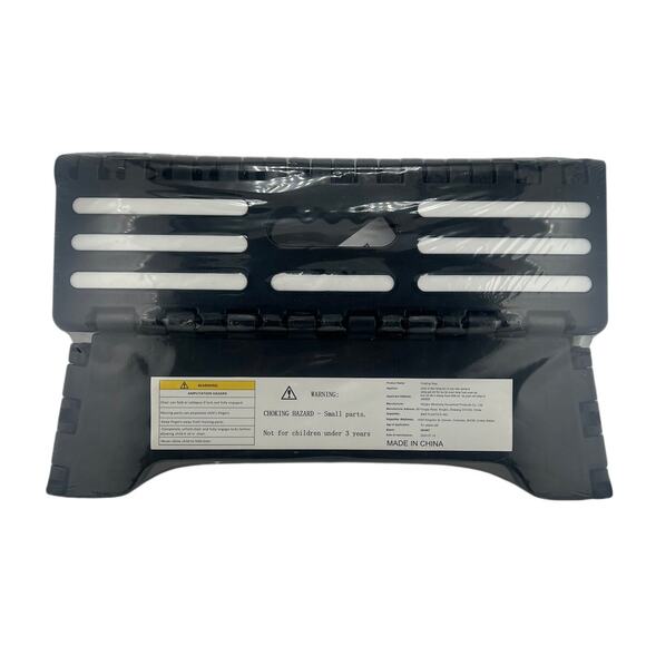 5 inch Portable Folding Step Stool Black Opens Easy In indoor and Outdoor Univer - Picture 10 of 10